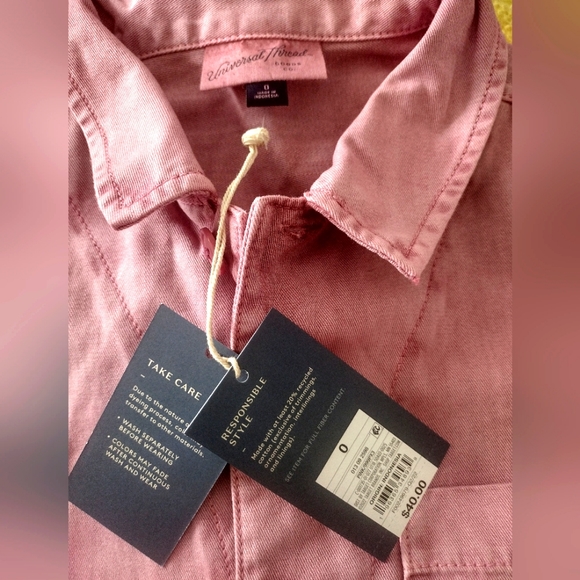 Universal Thread Broiler Jumpsuit NWT Size: 0, Pink - Picture 4 of 6